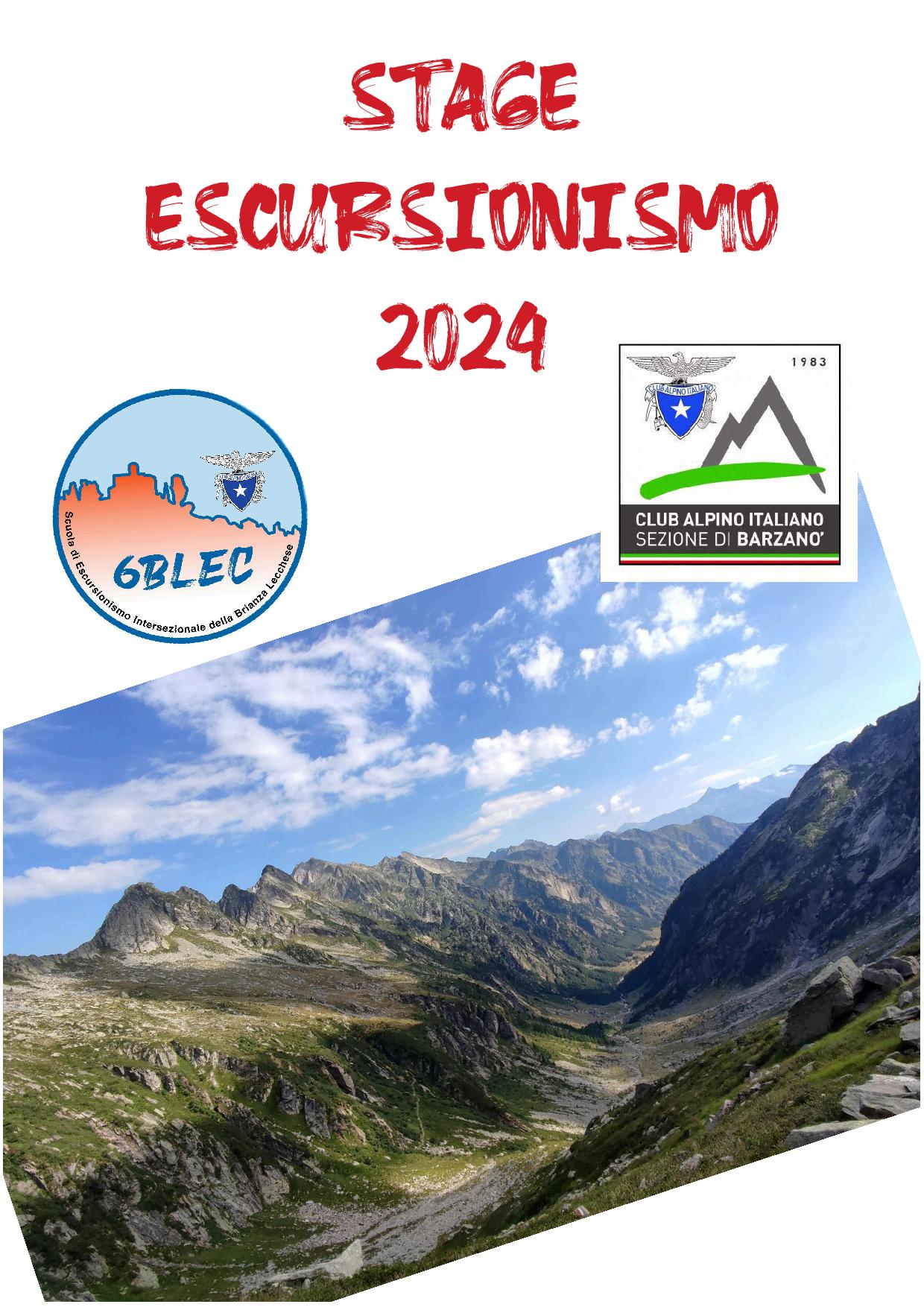 Stage Escursionismo 2024