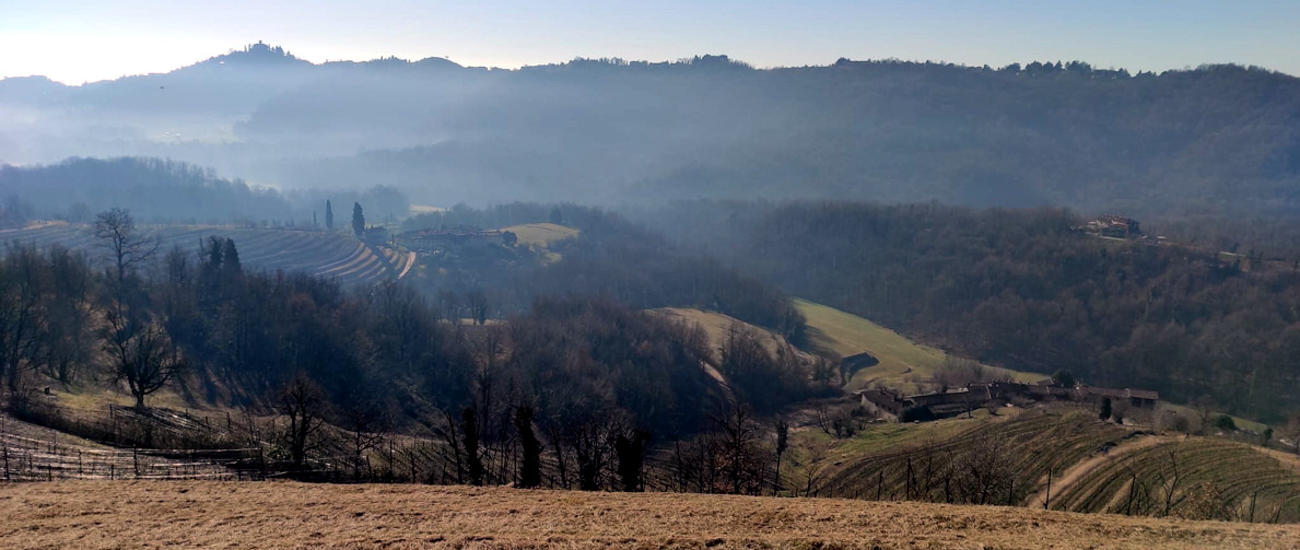 Vista sul parco del Curone di Montevecchia